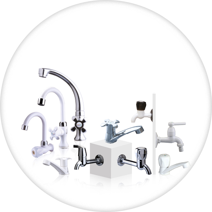 Plastic Shower and Faucets